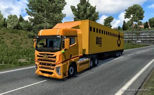 ETS2 Truck Mod: FAW Yingtu First-Class Cabin 1.44 (Featured)