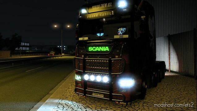 ETS2 Part Mod: SCANIA NG LED BADGE V1.2 (Featured)