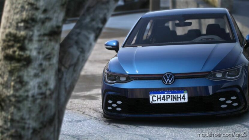 GTA 5 Vehicle Mod: Volkwagen Golf GTI MK8 Add-On (Featured)