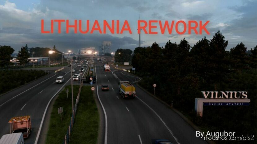 ETS2 Map Mod: Lithuania Rework (Featured)