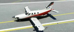 MSFS 2020 Livery Mod: TBM930 AIR Ambulance (Image #2)