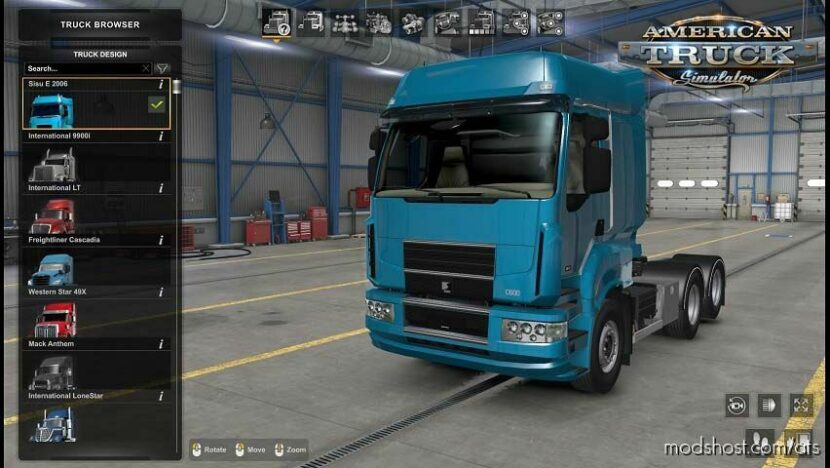 ATS Truck Mod: SISU R-C 2009 FOR ATS V1.44 (Featured)