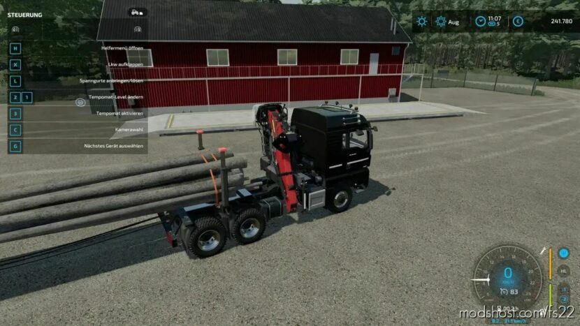 FS22 MAN Mod: TGX 26.600 Forst Langholz (Featured)