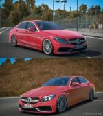 ETS2 Mercedes-Benz Car Mod: Mercedes AMG C63 S 2017 (Featured)