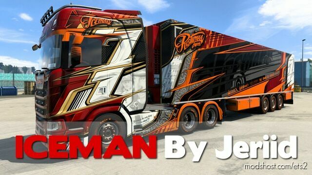 ETS2 Skin Mod: SCANIA S ICEMAN RISTIMAA V1.0 (Featured)