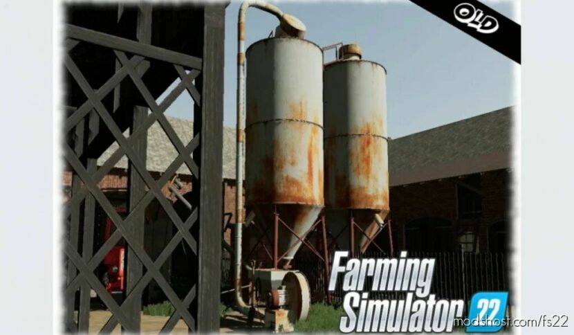 FS22 Placeable Mod: Small OLD Grain Silo (Featured)