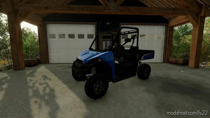 FS22 ATV Vehicle Mod: 2019 Polaris Ranger Converted (Featured)