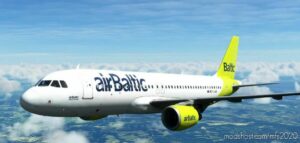 MSFS 2020 Fictional Livery Mod: Fenix A320 – AIR Baltic Fictional (Featured)