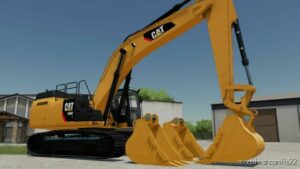 FS22 Caterpillar Forklift Mod: CAT 349E/349F/352F (Image #3)