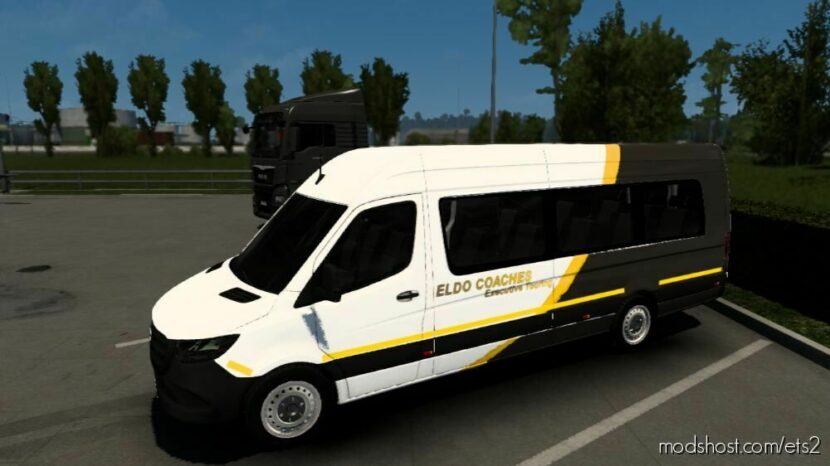 ETS2 Mercedes-Benz Car Mod: Eldo Coaches Sprinter (Featured)