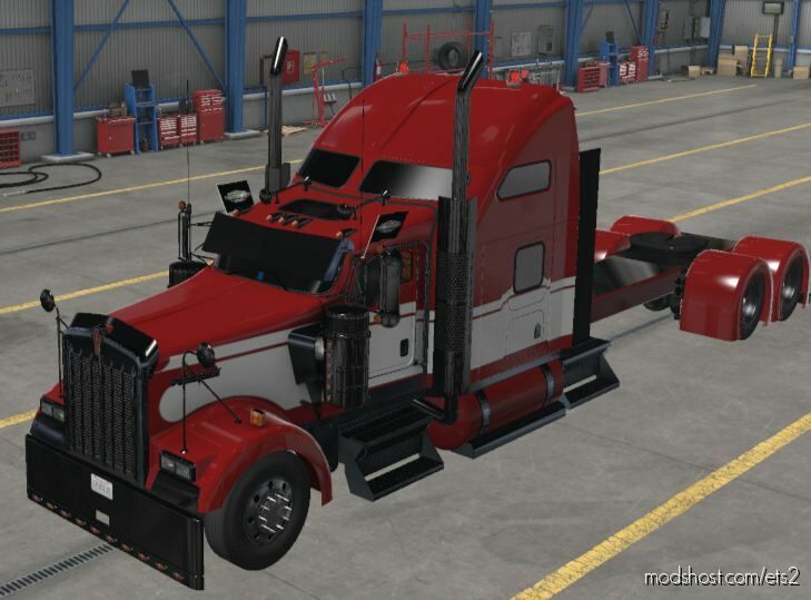 ETS2 Kenworth Truck Mod: W900 Cabin CUT 1.44 (Featured)