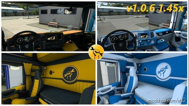 ETS2 Mod: INSANUX SCANIA NG INTERIOR EU V1.06 1.45 (Featured)