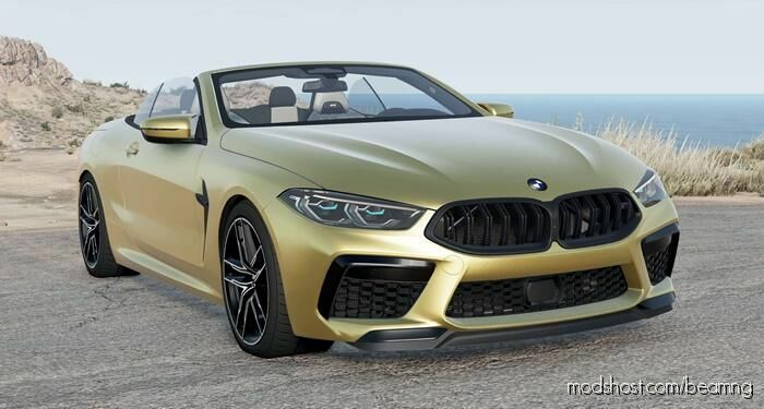 BeamNG Cabrio Car Mod: BMW M8 Cabrio (F91) 2019 (Featured)