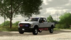 FS22 Ford Car Mod: 2020 Superduty F-Series Police Utility (Image #4)