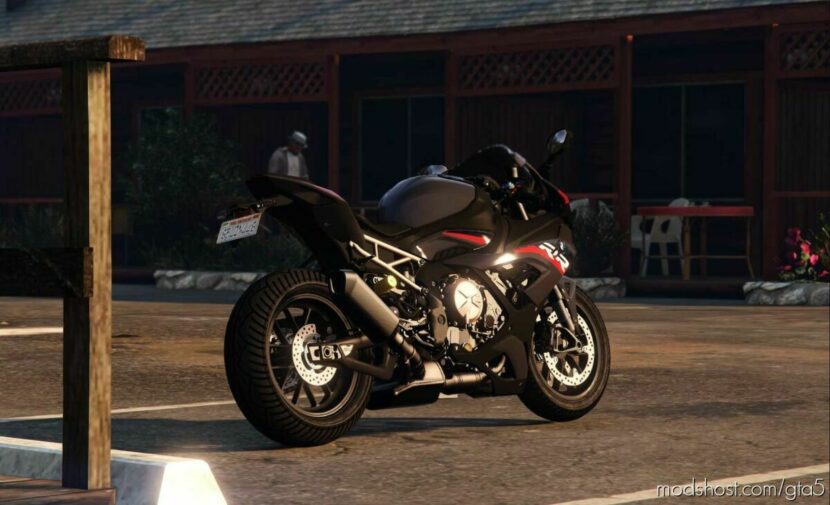 GTA 5 BMW Vehicle Mod: S1000RR 2021 Metallic Grey Livery (Featured)