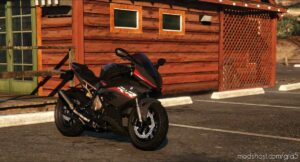 GTA 5 BMW Vehicle Mod: S1000RR 2021 Metallic Grey Livery (Image #2)