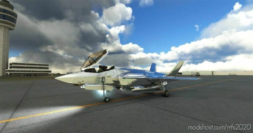 MSFS 2020 Mod: Indiafoxtecho F-35 Mirror Livery With Detail (Featured)