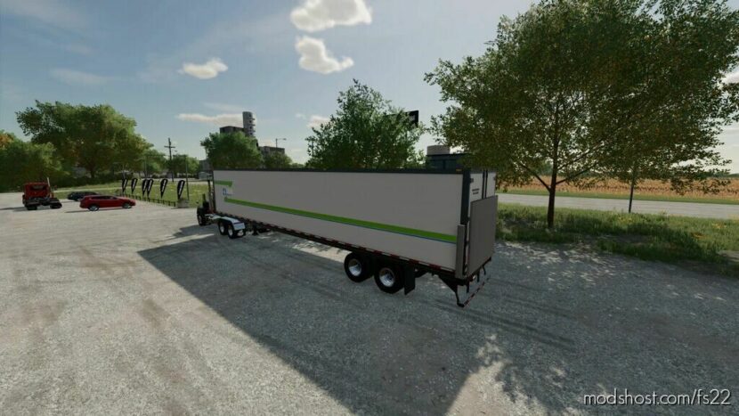 FS22 Trailer Mod: 53 FT DRY VAN (Featured)