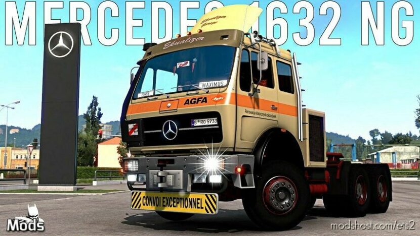 ETS2 Truck Mod: MERCEDES 1632 NG V1.7 1.45 (Featured)