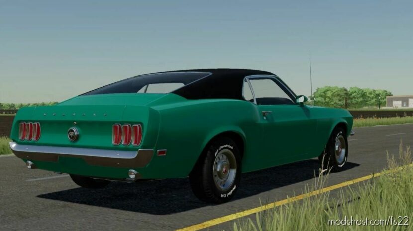 FS22 Ford Car Mod: 1969 Ford Mustang (Featured)