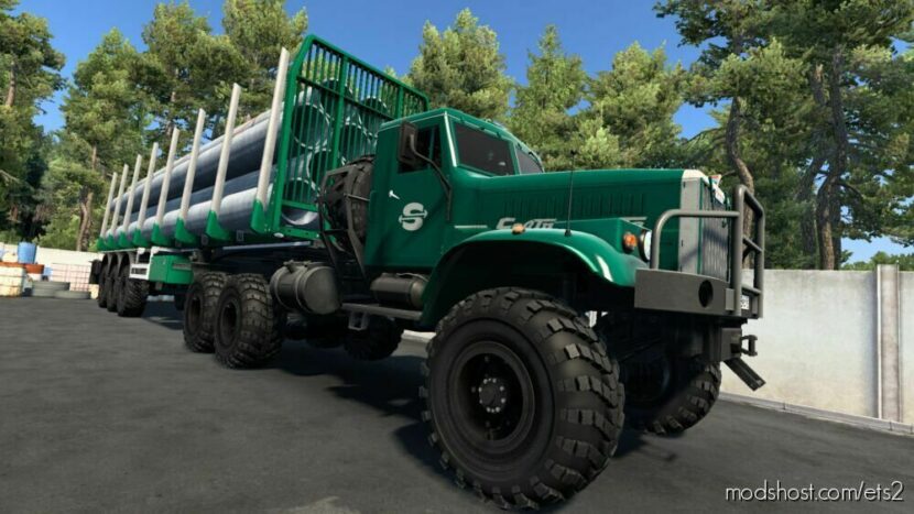 ETS2 KrAZ Truck Mod: 255-258 (1963-1967) 1.45 (Featured)