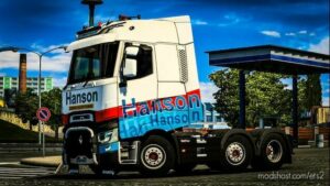 ETS2 Skin Mod: RENAULT T - HANSON TRANSPORT V0.2 (Image #2)