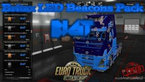 ETS2 Part Mod: Britax LED Beacons Pack 1.44 - 1.45 (Featured)