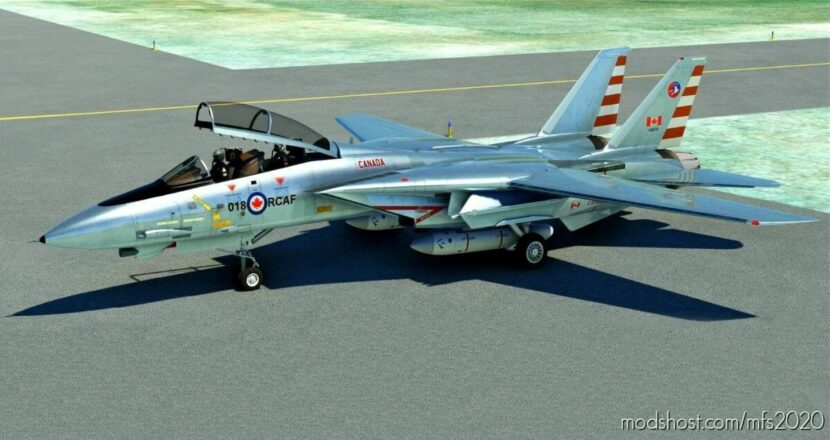 MSFS 2020 Livery Mod: Dcdesign F-14B Rcaf (Featured)