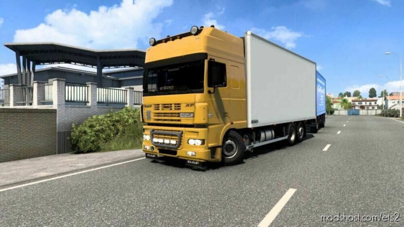 ETS2 DAF Truck Mod: 95XF 1.44 + Trailer 1.45 (Featured)