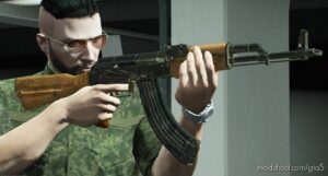 GTA 5 Weapon Mod: INS2 Kalashnikov AKM (Image #3)