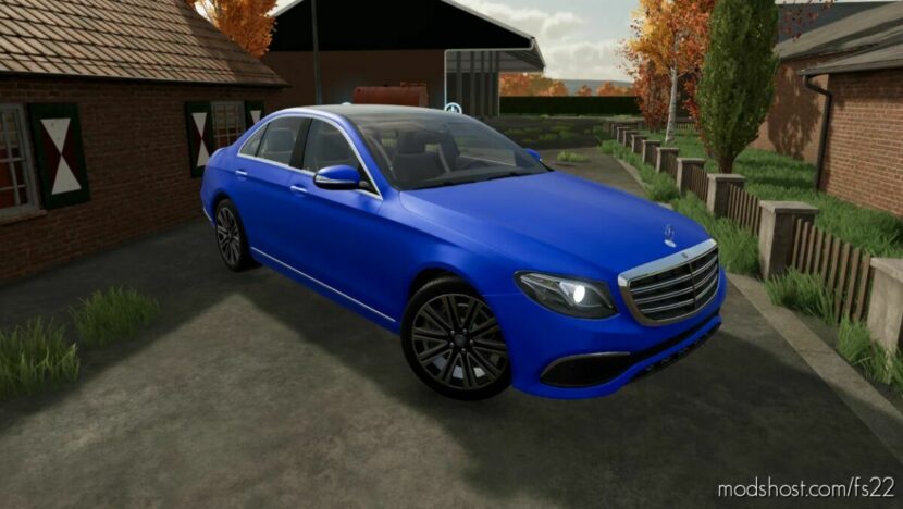 FS22 Mercedes-Benz Car Mod: E-Class V1.2 (Featured)