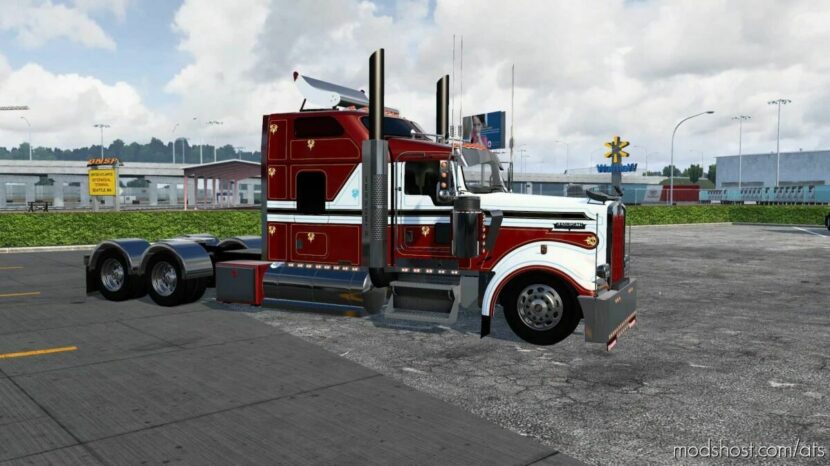 ATS Kenworth Truck Mod: W900L Custom 1.44 (Featured)