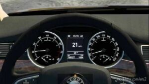 ETS2 Skoda Interior Mod: Superb Improved Dashboard (Image #2)