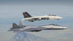 GTA 5 Vehicle Mod: SU-57 Felon / T-50 PAK FA Add-On (Image #6)