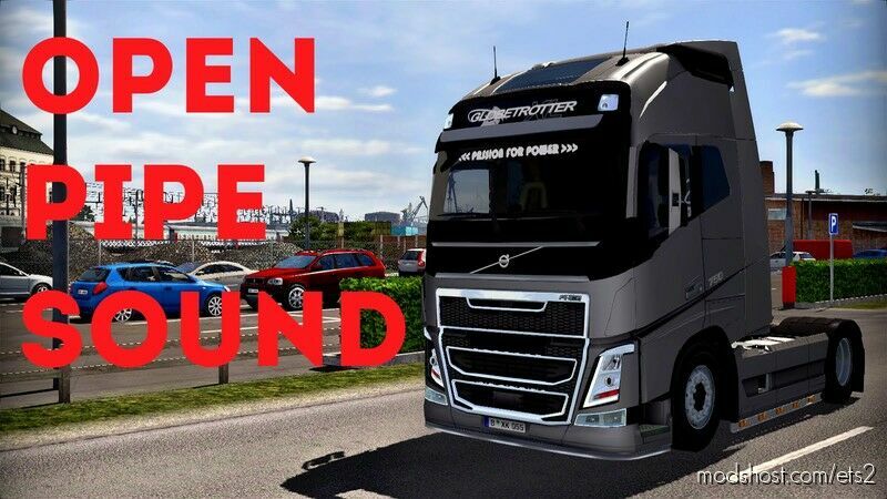 ETS2 Mod: VOLVO FH16 OPEN PIPE SOUND V1.2 (Featured)