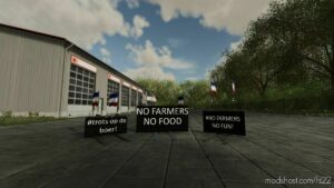 FS22 Attachment Mod: Protest Boards (Image #2)