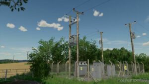 FS22 Object Mod: UK Powerline And Telegraph Pack (Prefab) (Image #2)