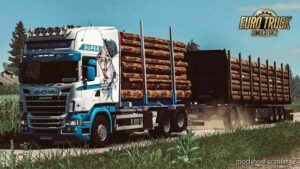 ETS2 Trailer Mod: SCANIA FOREST RIGID CHASSIS V3.4 (Image #2)