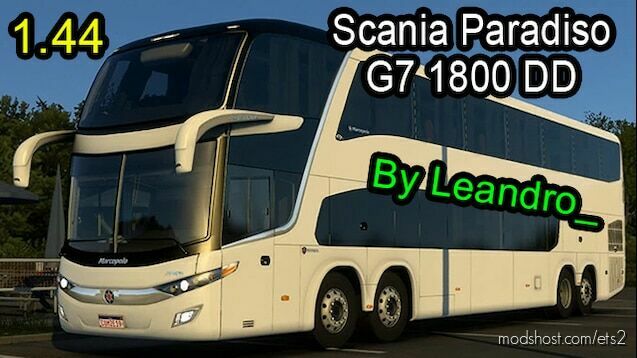 ETS2 Bus Mod: SCANIA PARADISO G7 1800 DD 15M V1.0 (Featured)