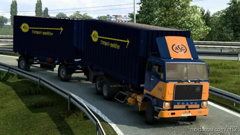 ETS2 Volvo Part Mod: Swap Body Addon For Volvo F88-F89 By XBS (Featured)