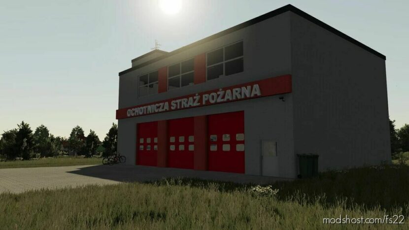 FS22 Placeable Mod: Volunteer Fire Department (Featured)