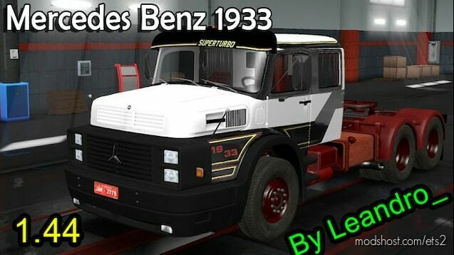 ETS2 Truck Mod: MERCEDES BENZ 1933 V2.0 1.44 (Featured)