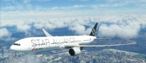 MSFS 2020 777-300ER Livery Mod: AIR China Star Alliance B-2032 Boeing777-300Er (Featured)