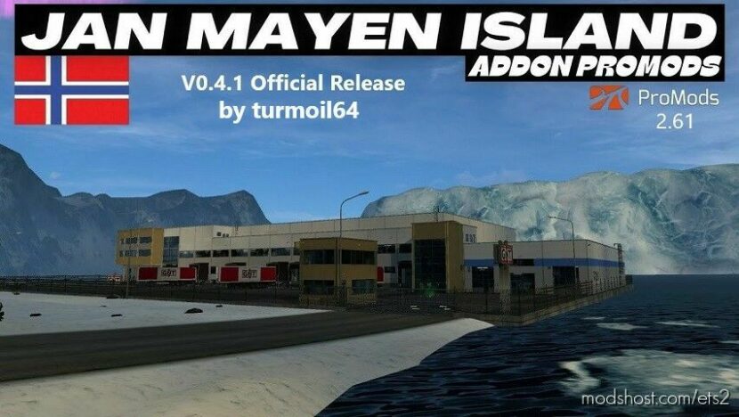 ETS2 Map Mod: JAN MAYEN OFFICIAL RELEASE V0.4.1 1.44 (Featured)