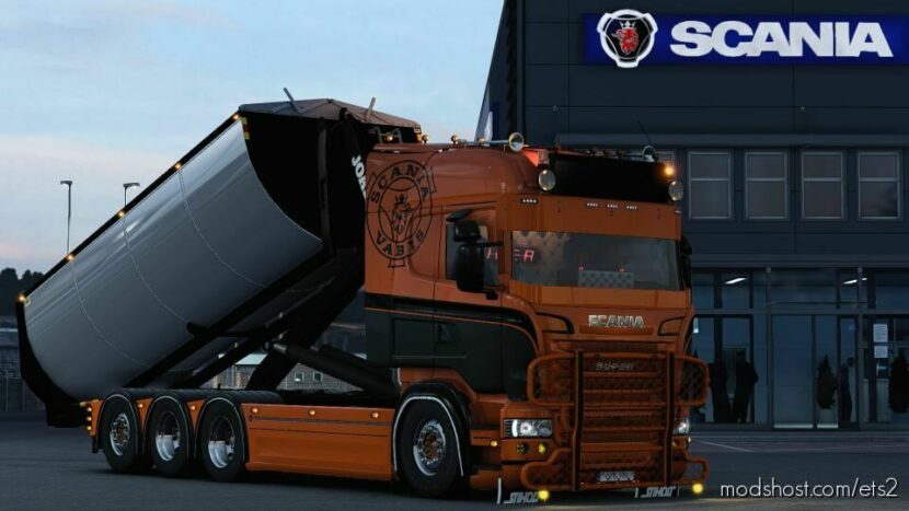 ETS2 Skin Mod: TIM Malmbergs Transport (Featured)