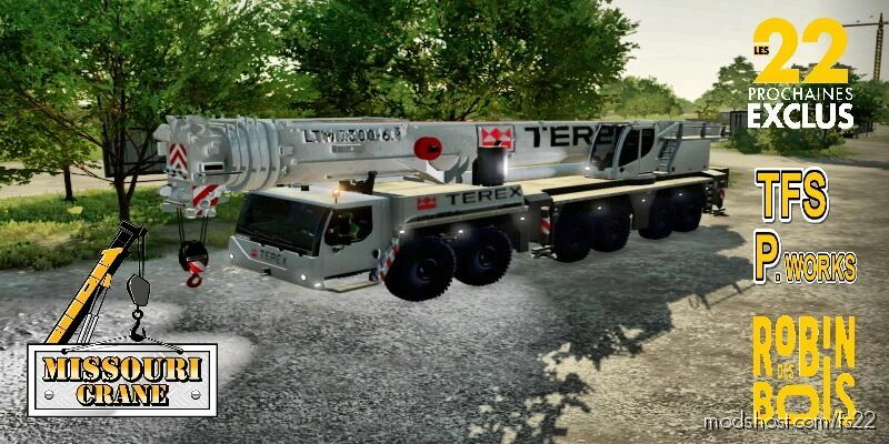 FS22 Liebherr Vehicle Mod: LTM 1300 6.3 Terex (Featured)