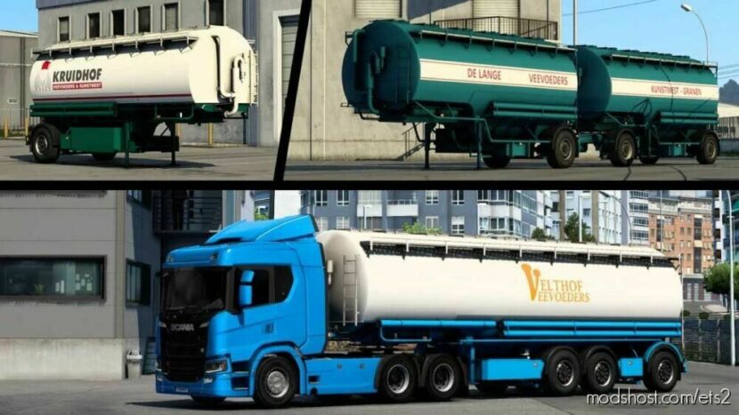 ETS2 Standalone Mod: Welgro Trailers Pack 2 1.45 (Featured)