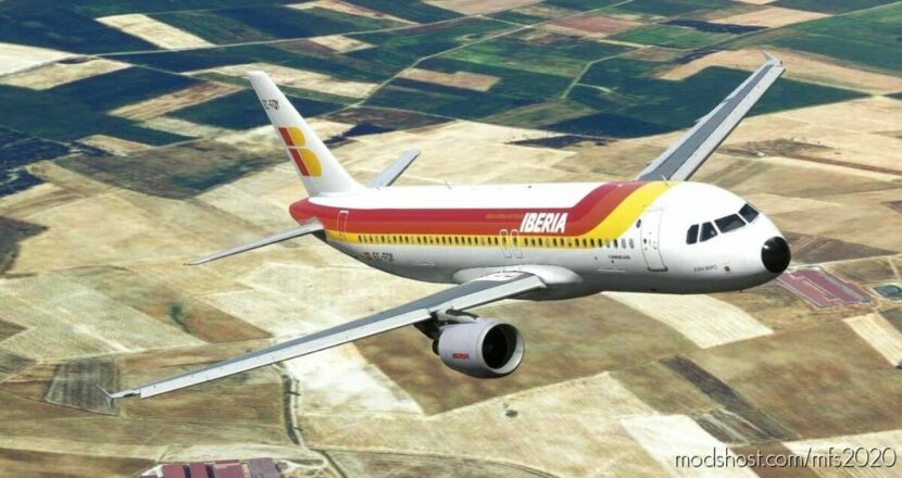 MSFS 2020 4K Livery Mod: Fenix A320 | Iberia | Circa 1995 | Ec-Fqy 4K (Featured)