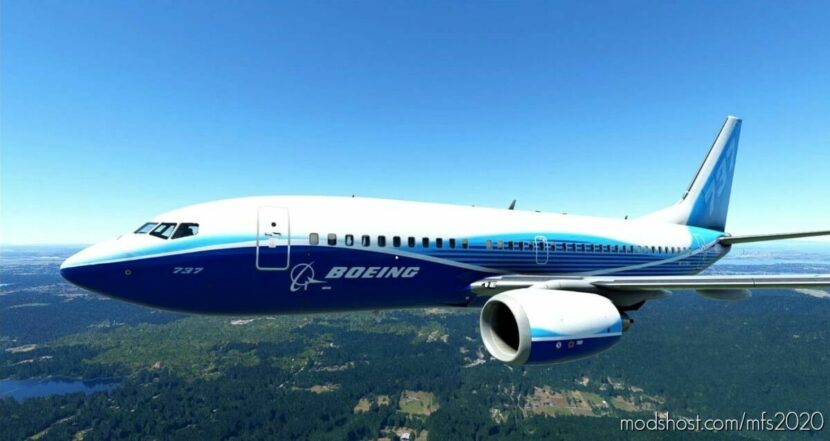 MSFS 2020 Boeing Livery Mod: Dreamliner House (N737BX) (Featured)