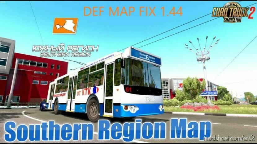 ETS2 Mod: SOUTHERN REGION DEF & MAP FIX V1.44 (Featured)